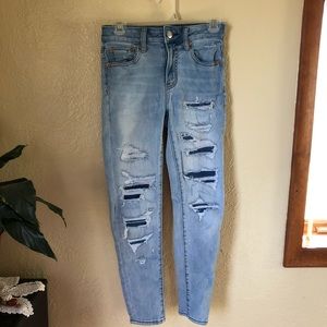 American eagle high waisted jeans